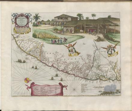 Grooten atlas, oft, Werelt-beschryving, in welcke &#039;t aertryck, de zee, en hemel, wordt vertoont en beschreven deel 8, Pernambuco